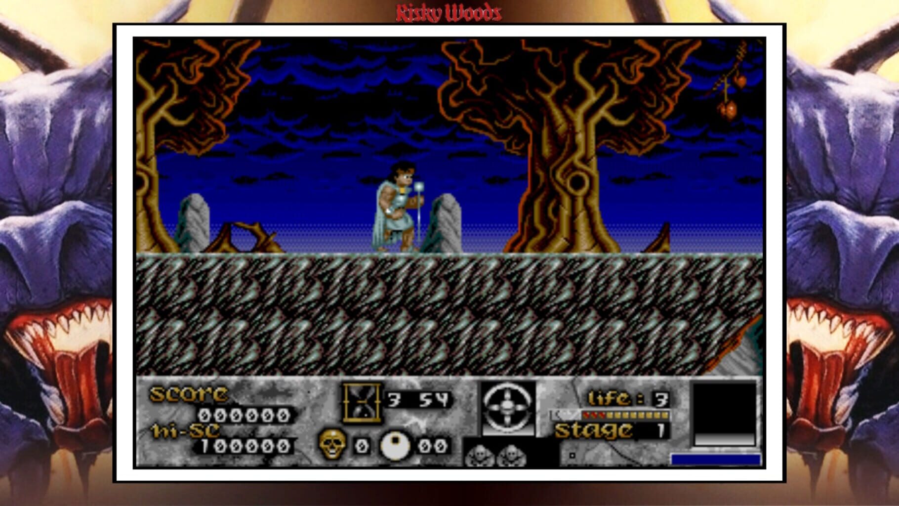 QUByte Classics: Risky Woods screenshot