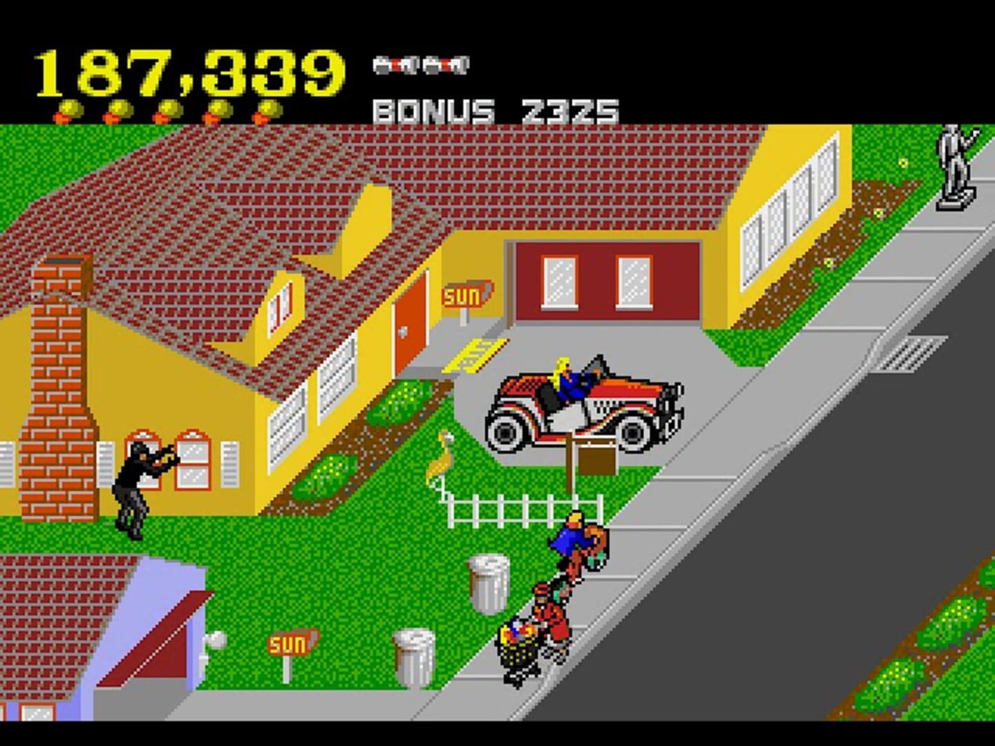 Captura de pantalla - Paperboy