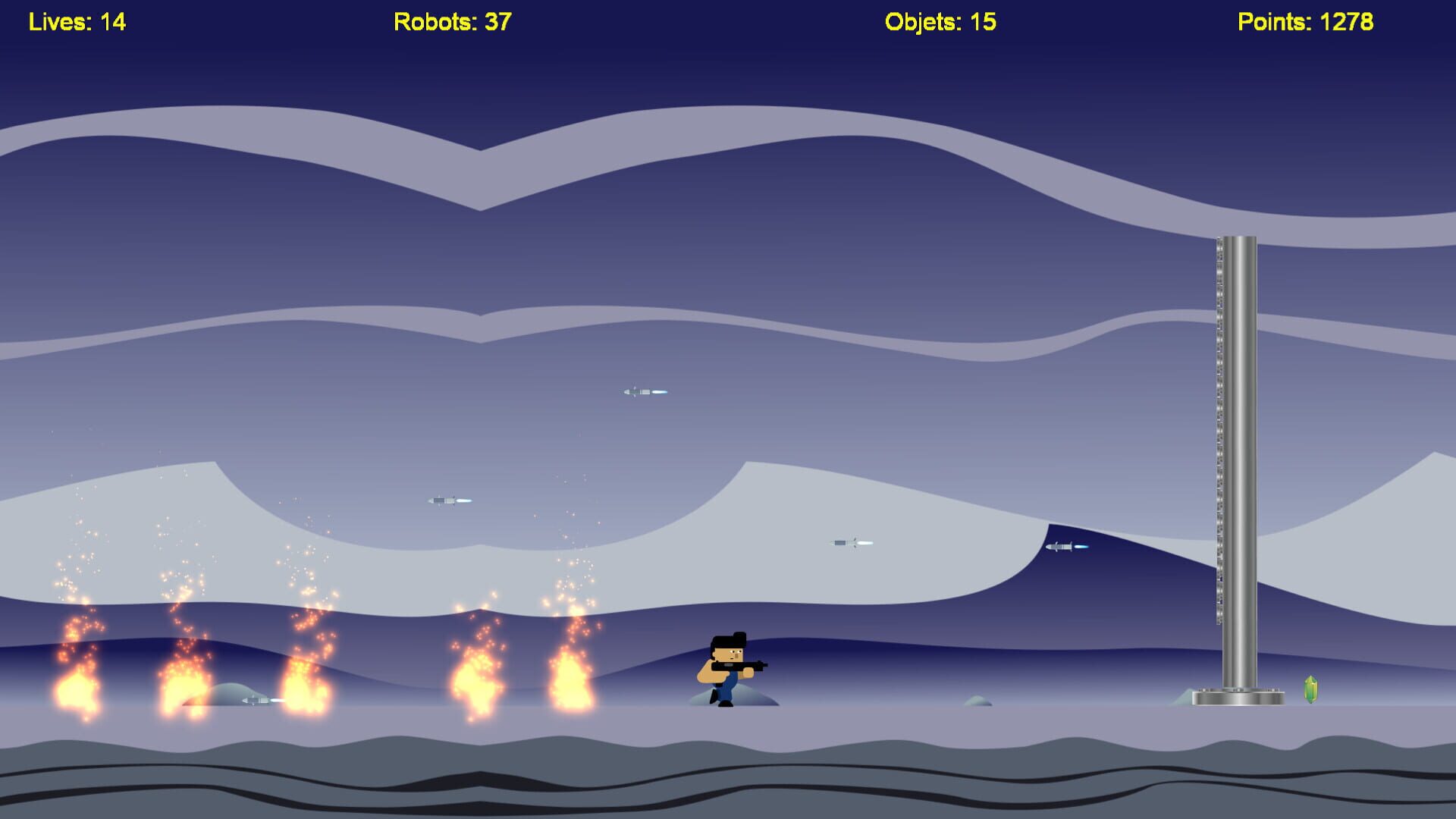 Cabezurrio vs Robots - Screenshot