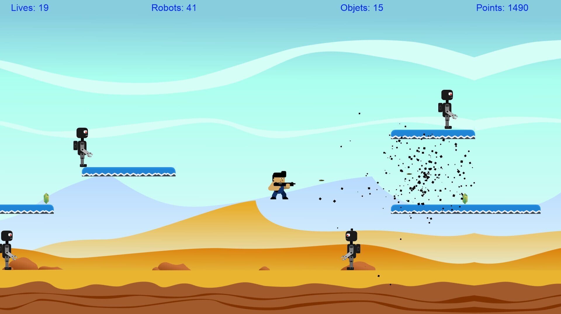 Cabezurrio vs Robots - Screenshot
