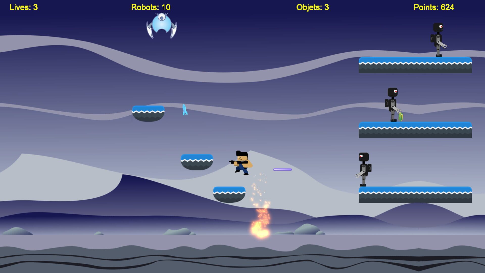 Cabezurrio vs Robots - Screenshot