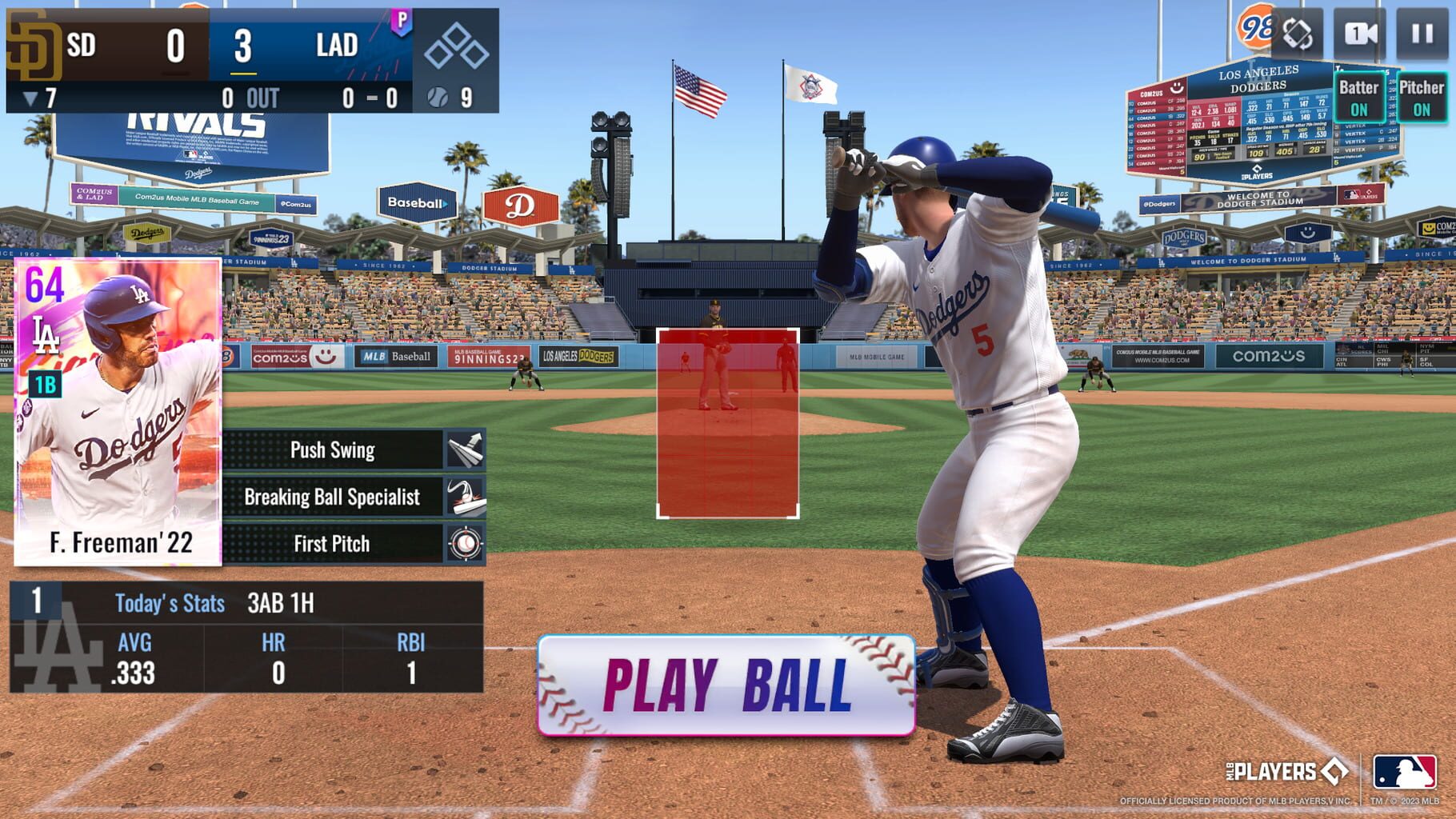 Captura de pantalla - MLB 9 Innings Rivals