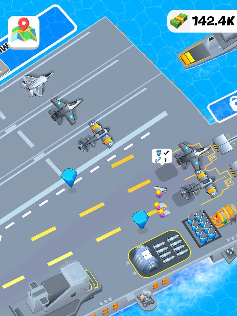 Idle Aircraft Carrier - Screenshot
