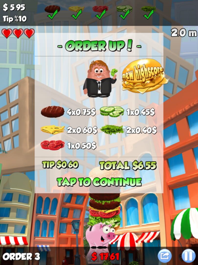 High Burger - Screenshot
