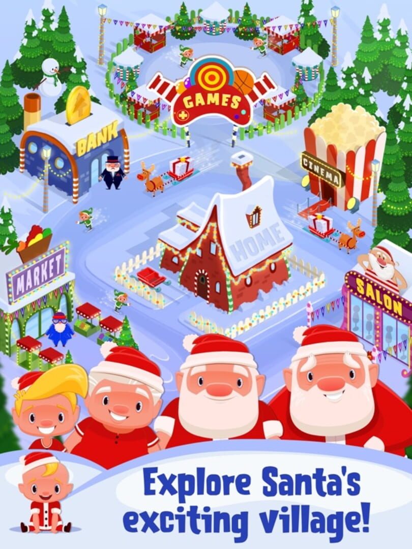 My Newborn Santa: Grow A Christmas Baby - Screenshot