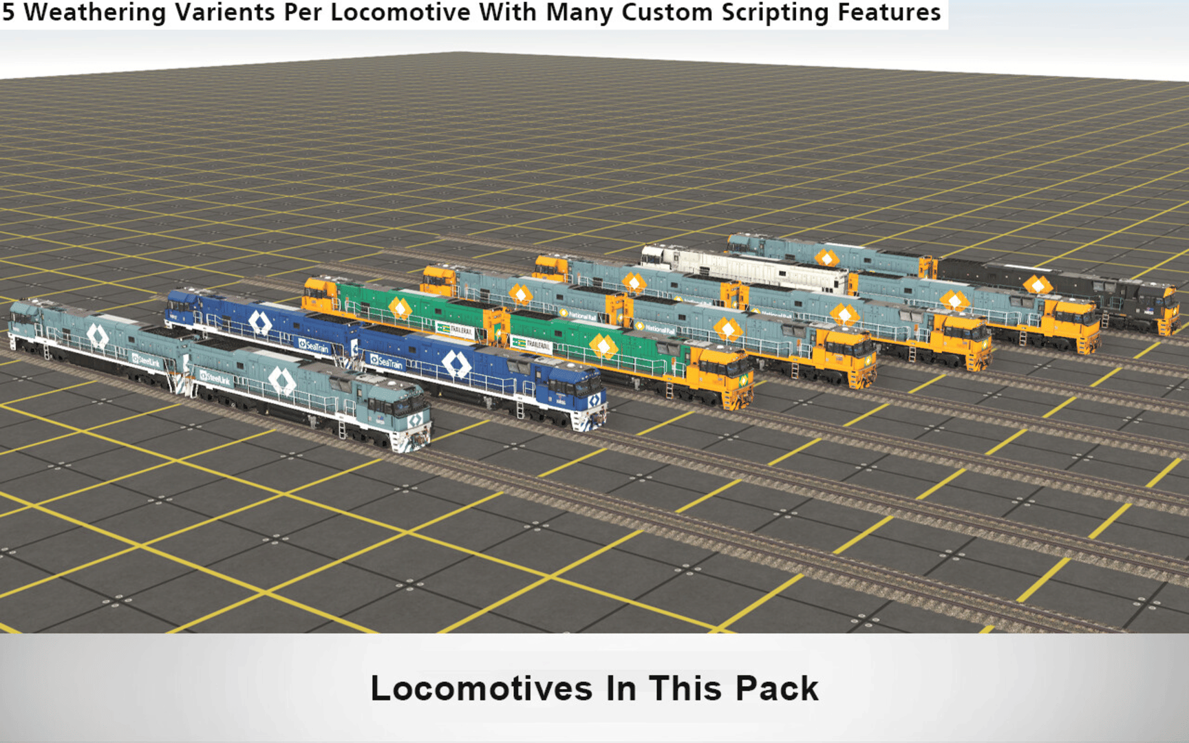 Trainz Railroad Simulator 2019: NR Class Locomotive - National Rail Mega Pack screenshot