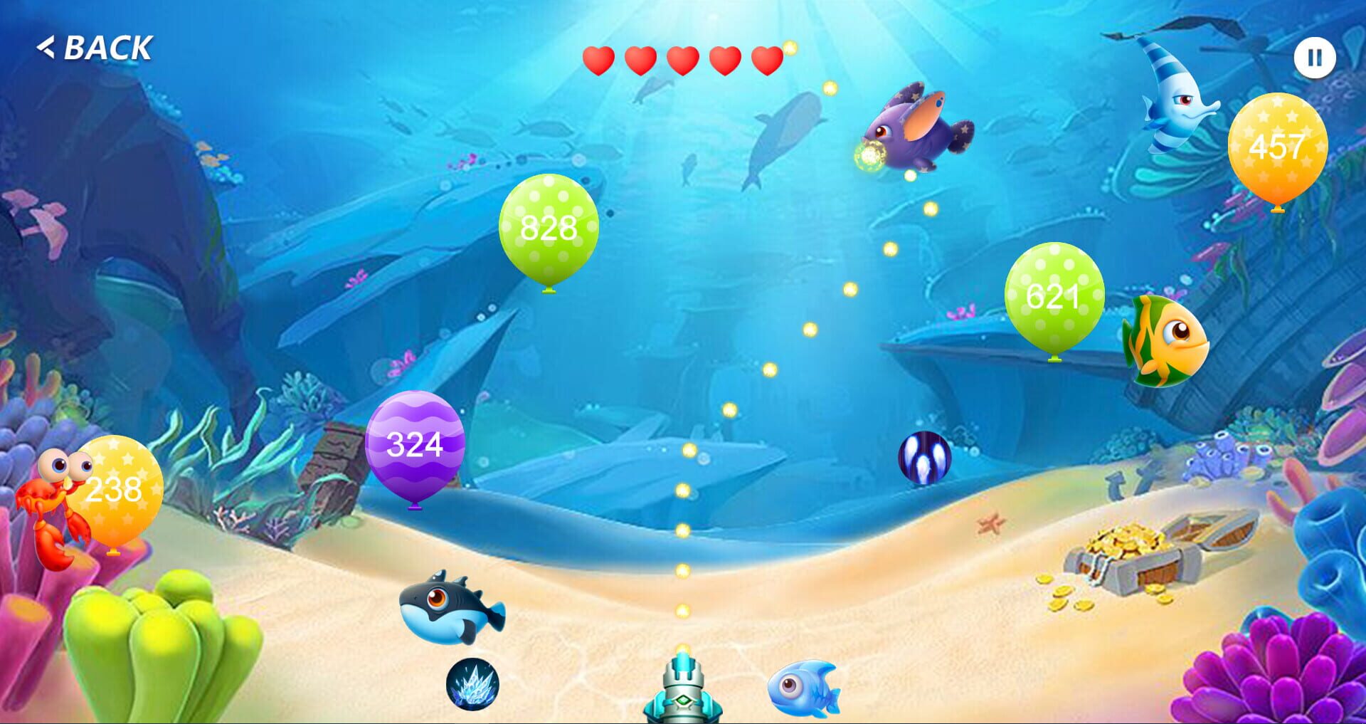 Babe Balloon Blast - Screenshot