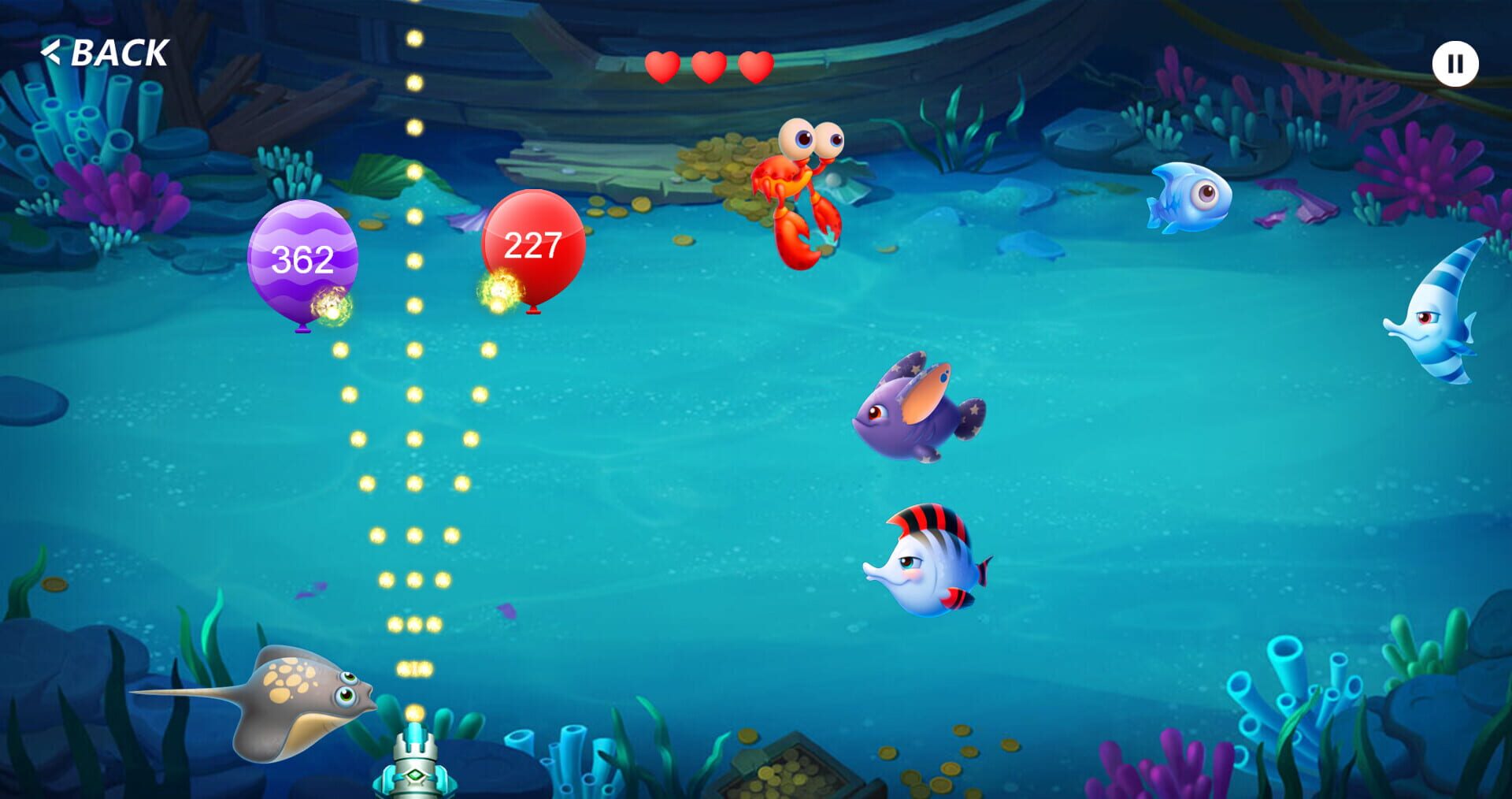 Babe Balloon Blast - Screenshot