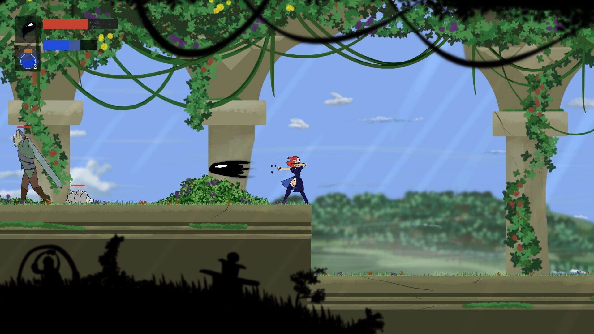 White Flame Inna: Daughter of the Void - Screenshot