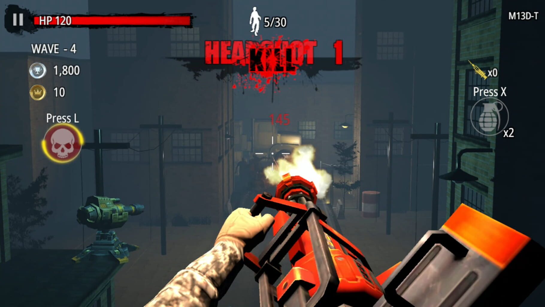 Zombie Hunter: D-Day screenshot