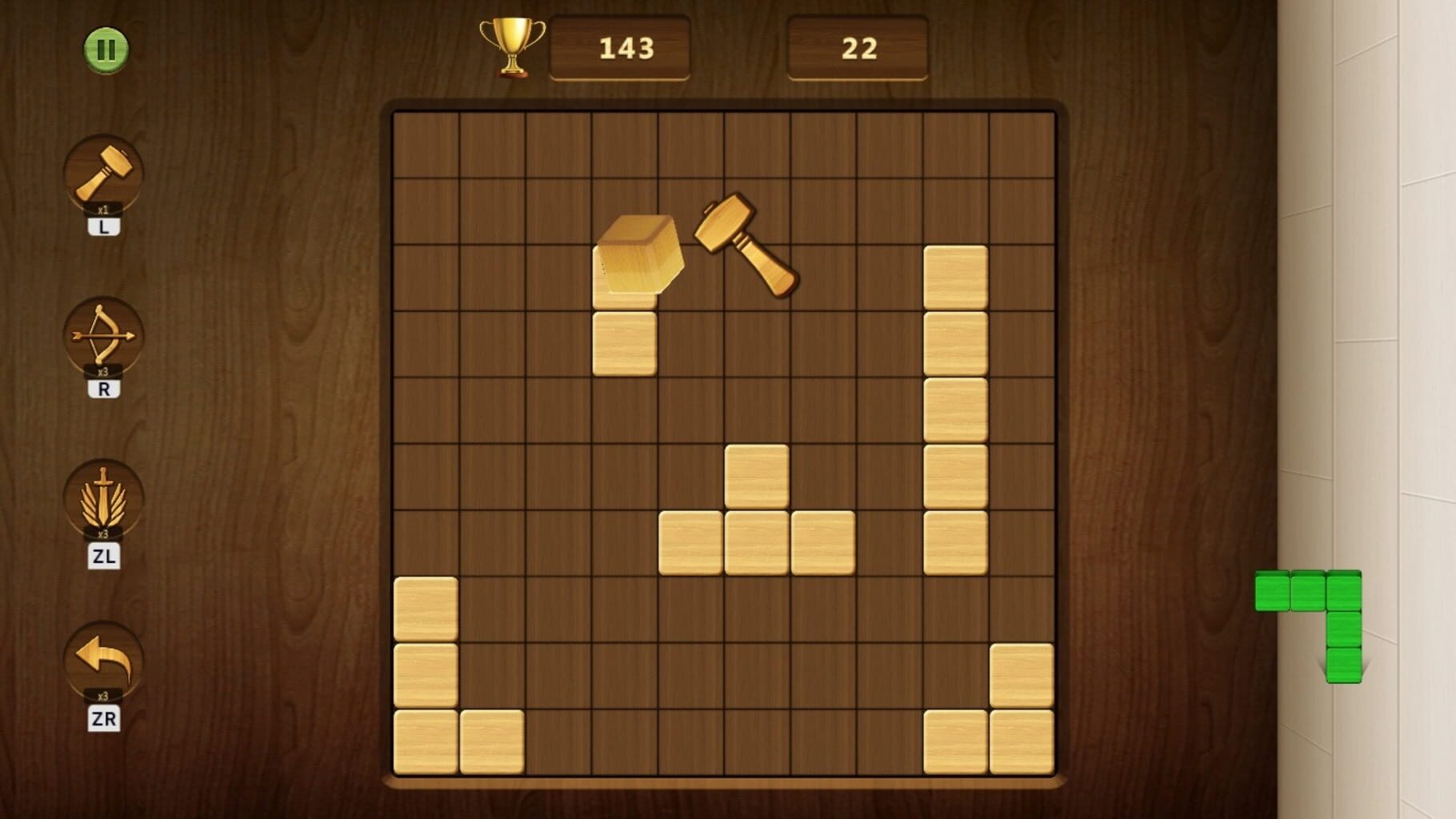 Wood Cube Block: Classic Casual Puzzle screenshot