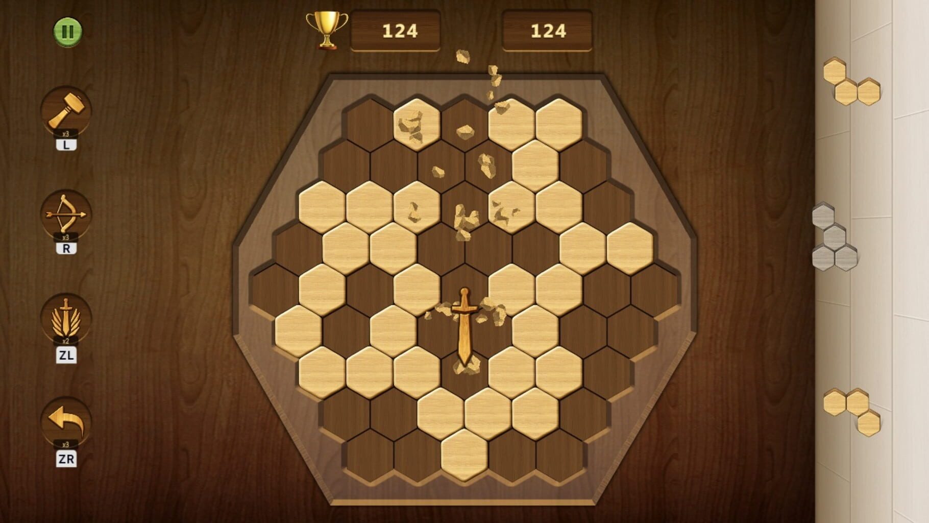 Wood Cube Block: Classic Casual Puzzle screenshot