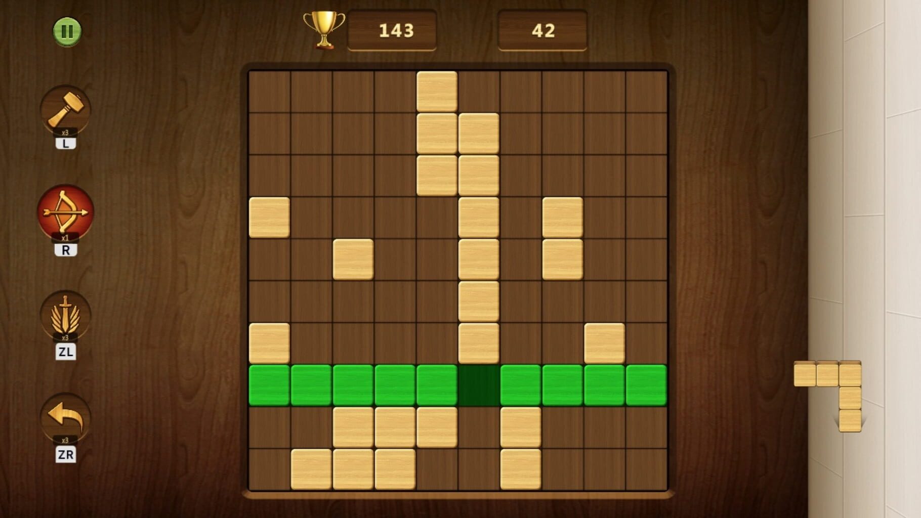 Wood Cube Block: Classic Casual Puzzle screenshot