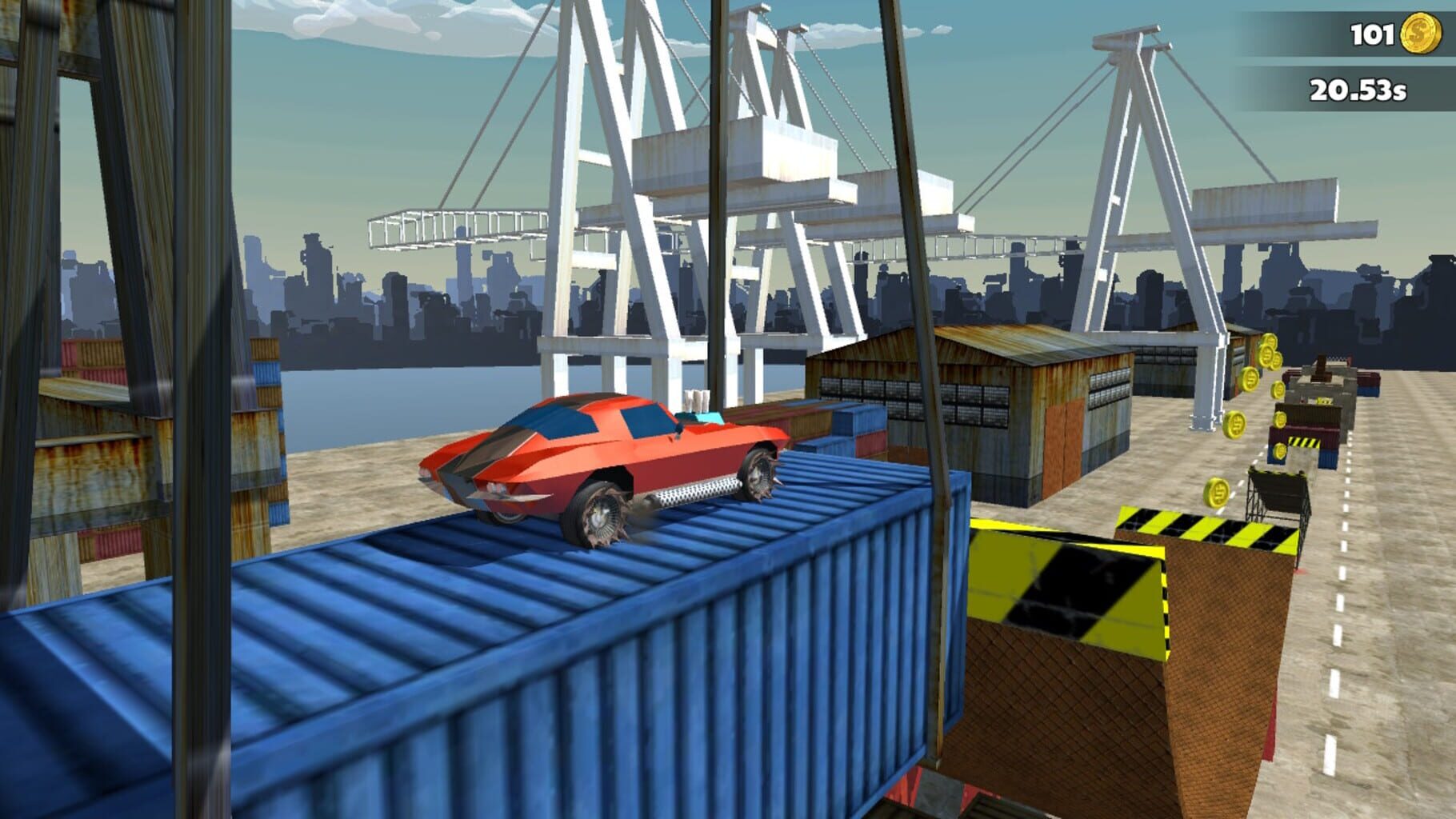 Captura de pantalla - Ramp Car Racing