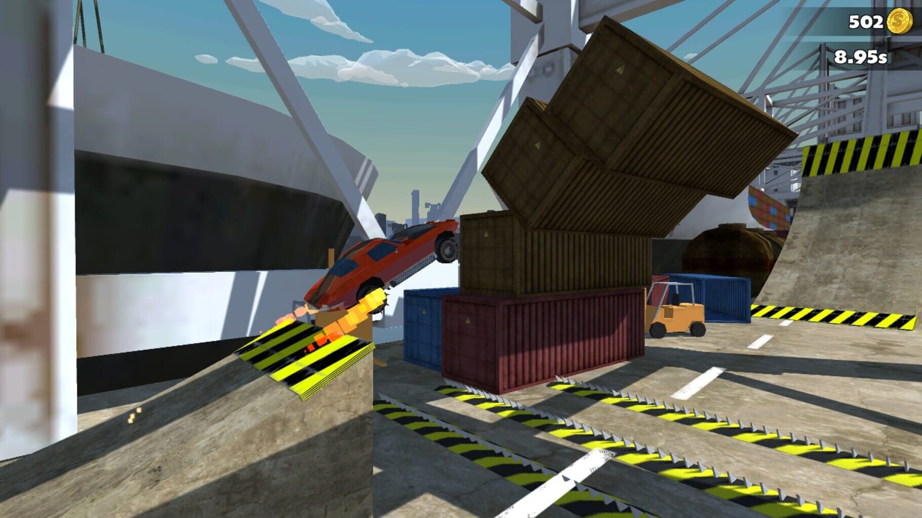 Captura de pantalla - Ramp Car Racing