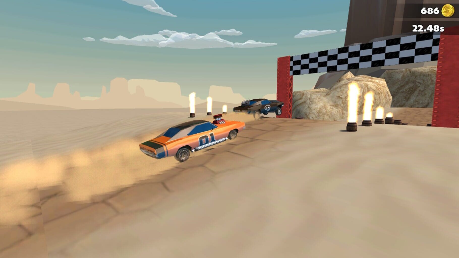 Captura de pantalla - Ramp Car Racing