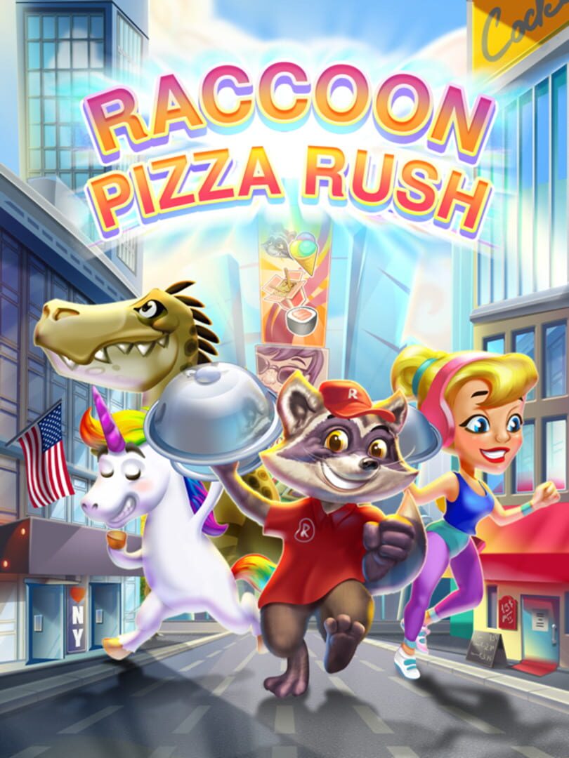 Raccoon Pizza Rush - Screenshot