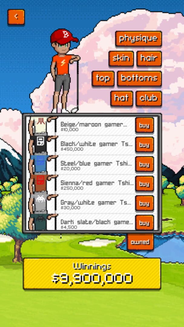 Pixel Pro Golf - Screenshot