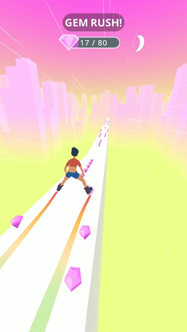 Sky Roller: Rainbow Skating - Screenshot