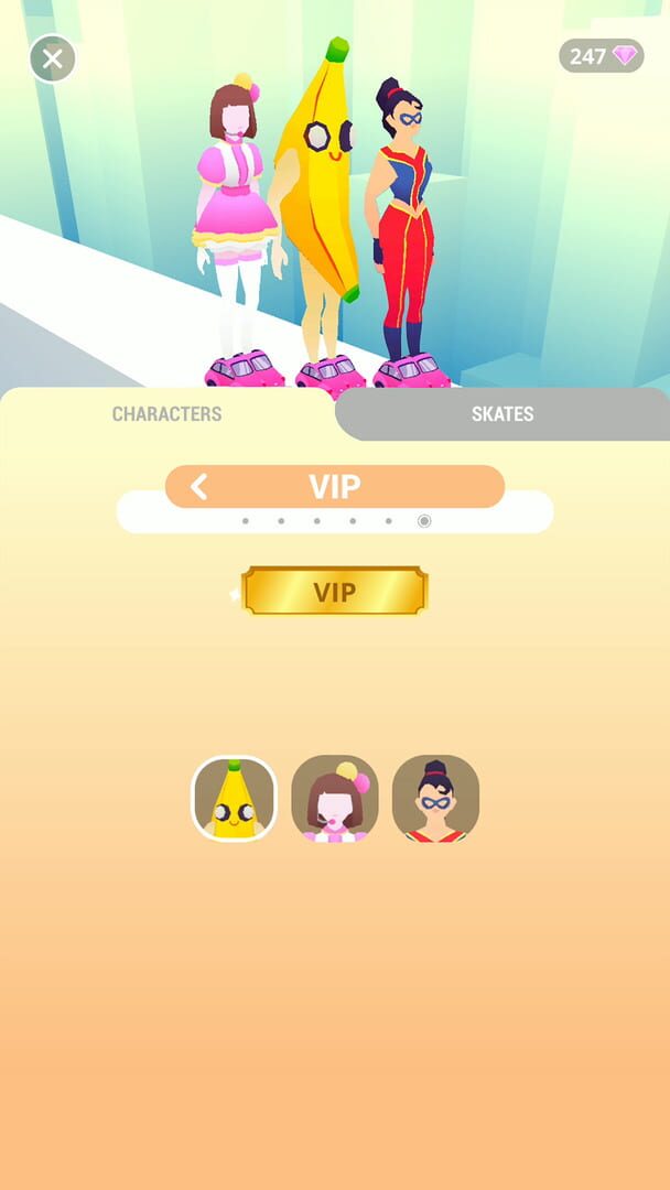 Sky Roller: Rainbow Skating - Screenshot