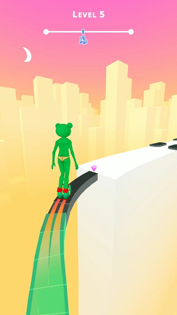 Sky Roller: Rainbow Skating - Screenshot
