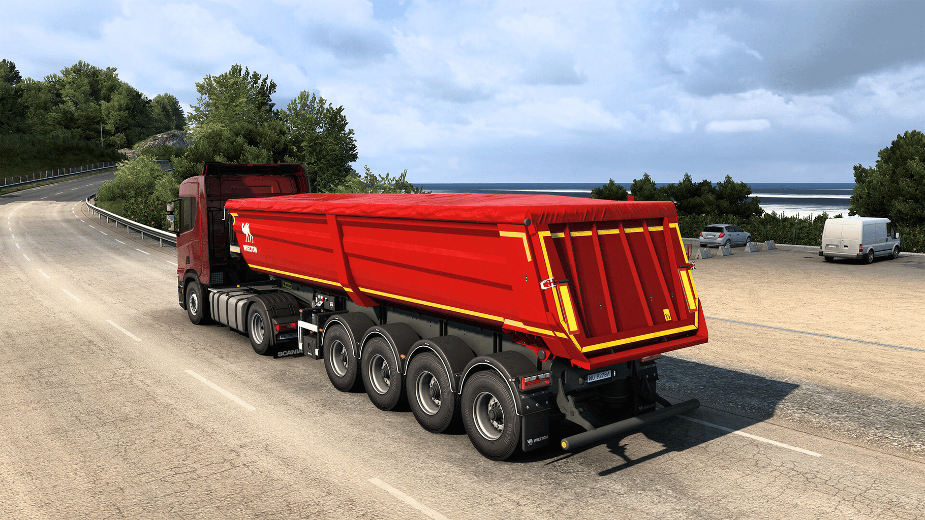 Euro Truck Simulator 2: Wielton Trailer Pack screenshot