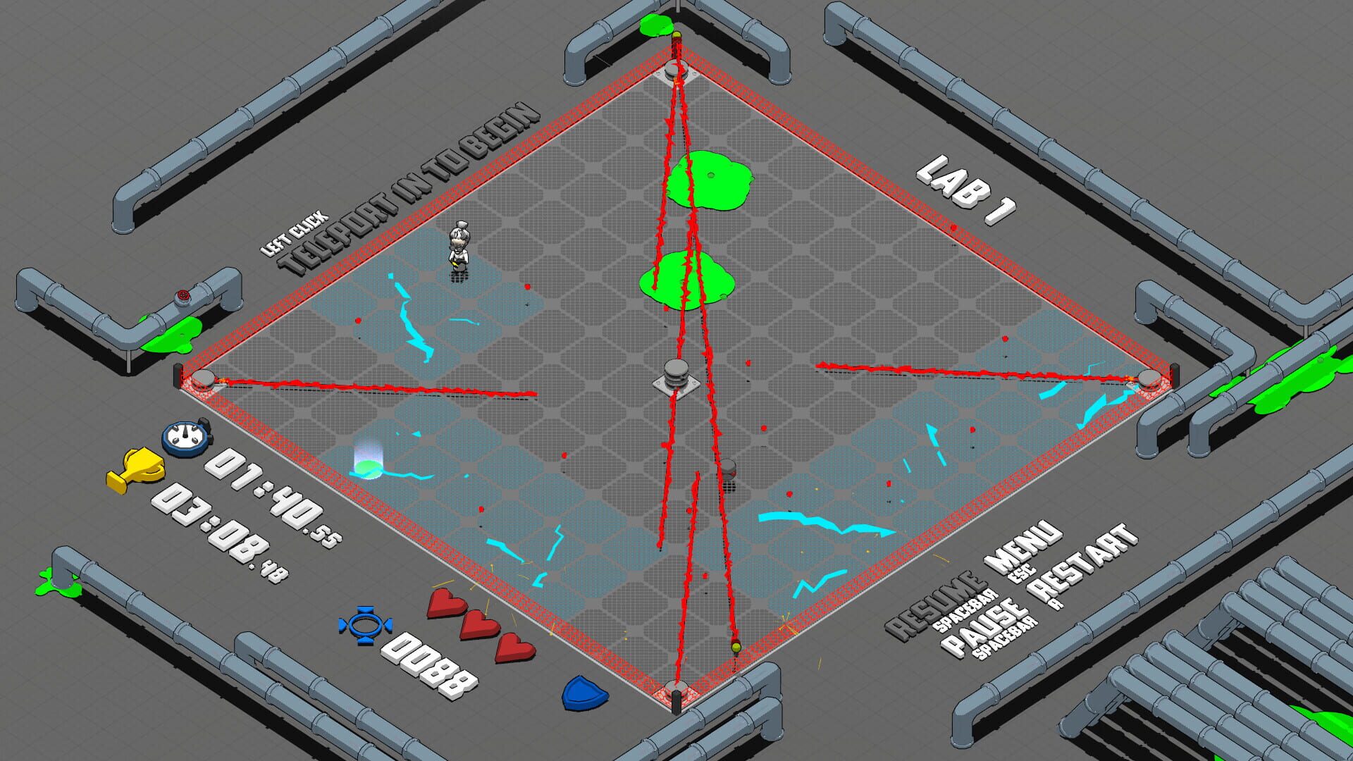 Trap Attack - Screenshot
