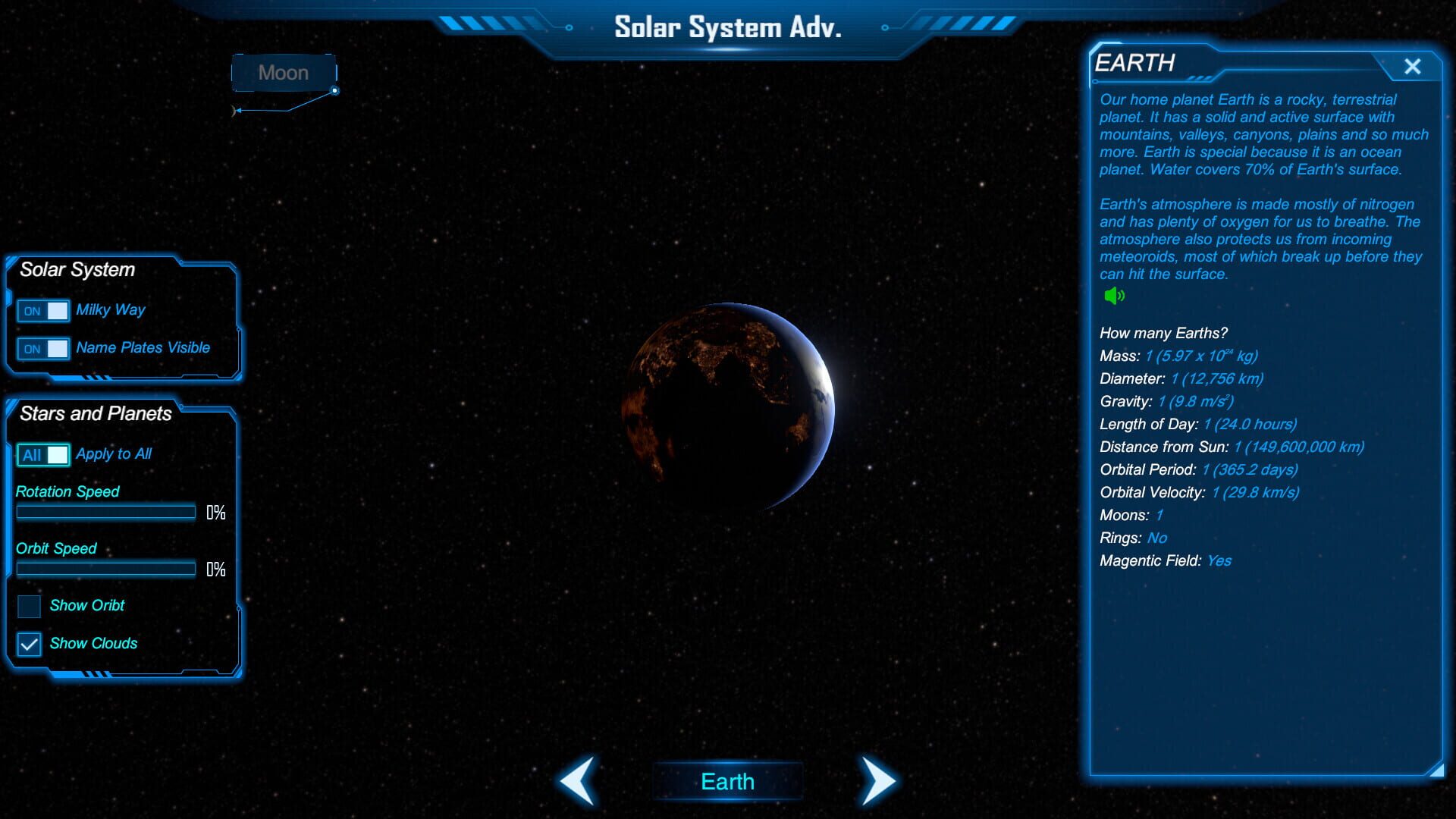 Solar Systems For Kids - Screenshot