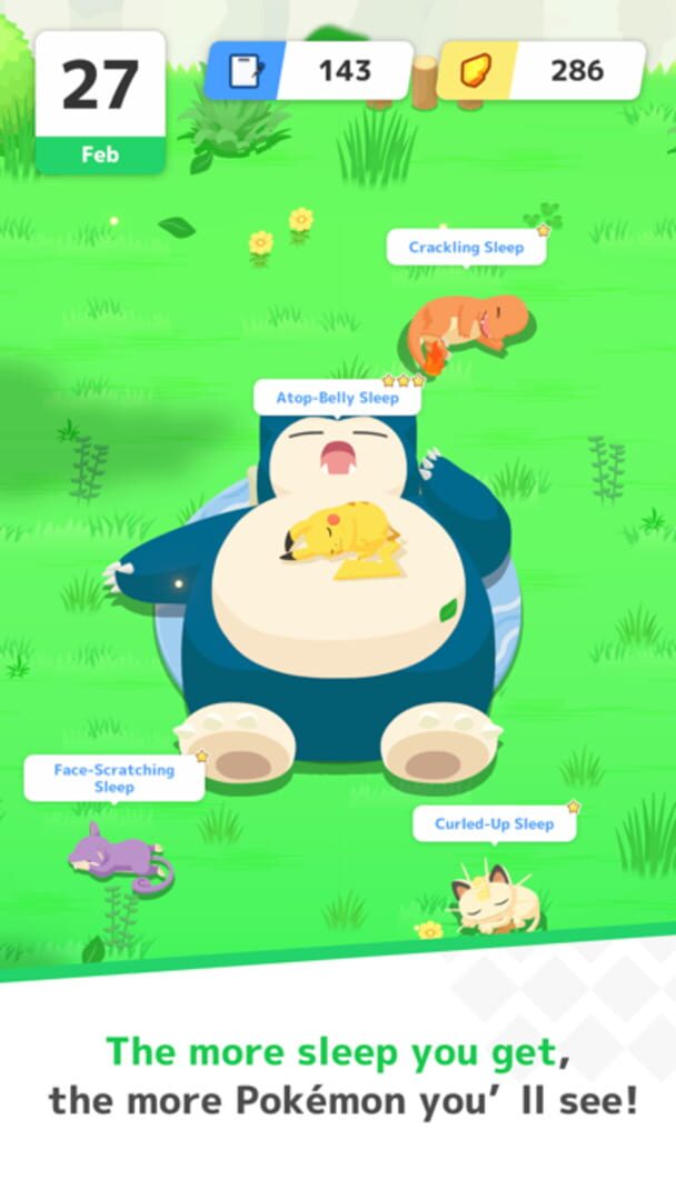 Pokémon Sleep screenshot