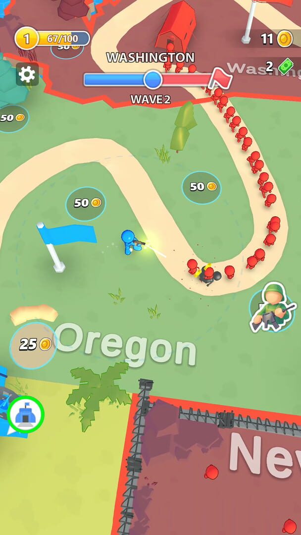 Fight For America: Country War - Screenshot