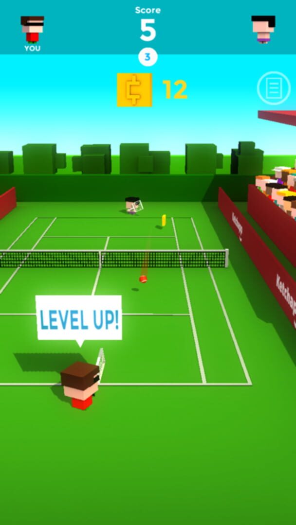 Ketchapp Tennis - Screenshot