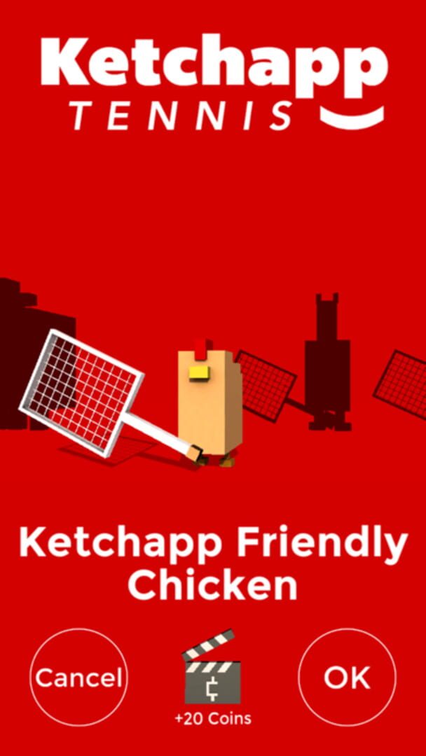 Ketchapp Tennis - Screenshot