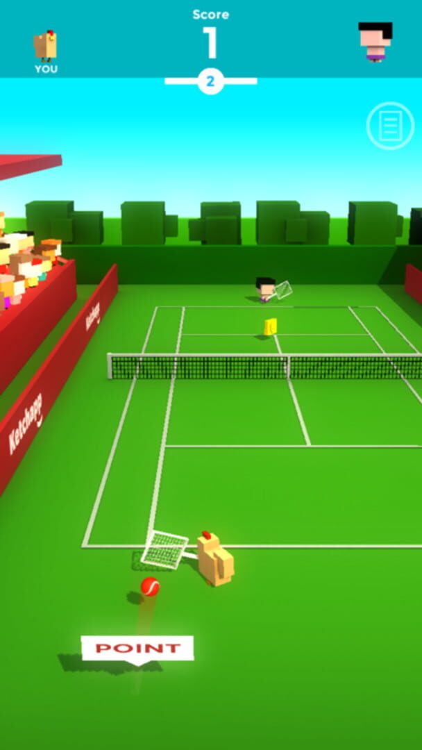 Ketchapp Tennis - Screenshot