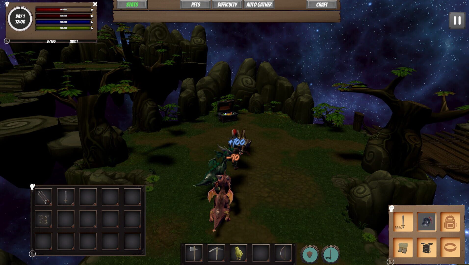 Dungeon Descent - Screenshot
