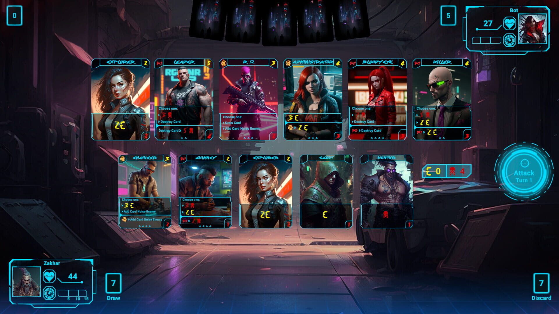 CyberNet Duel - Screenshot