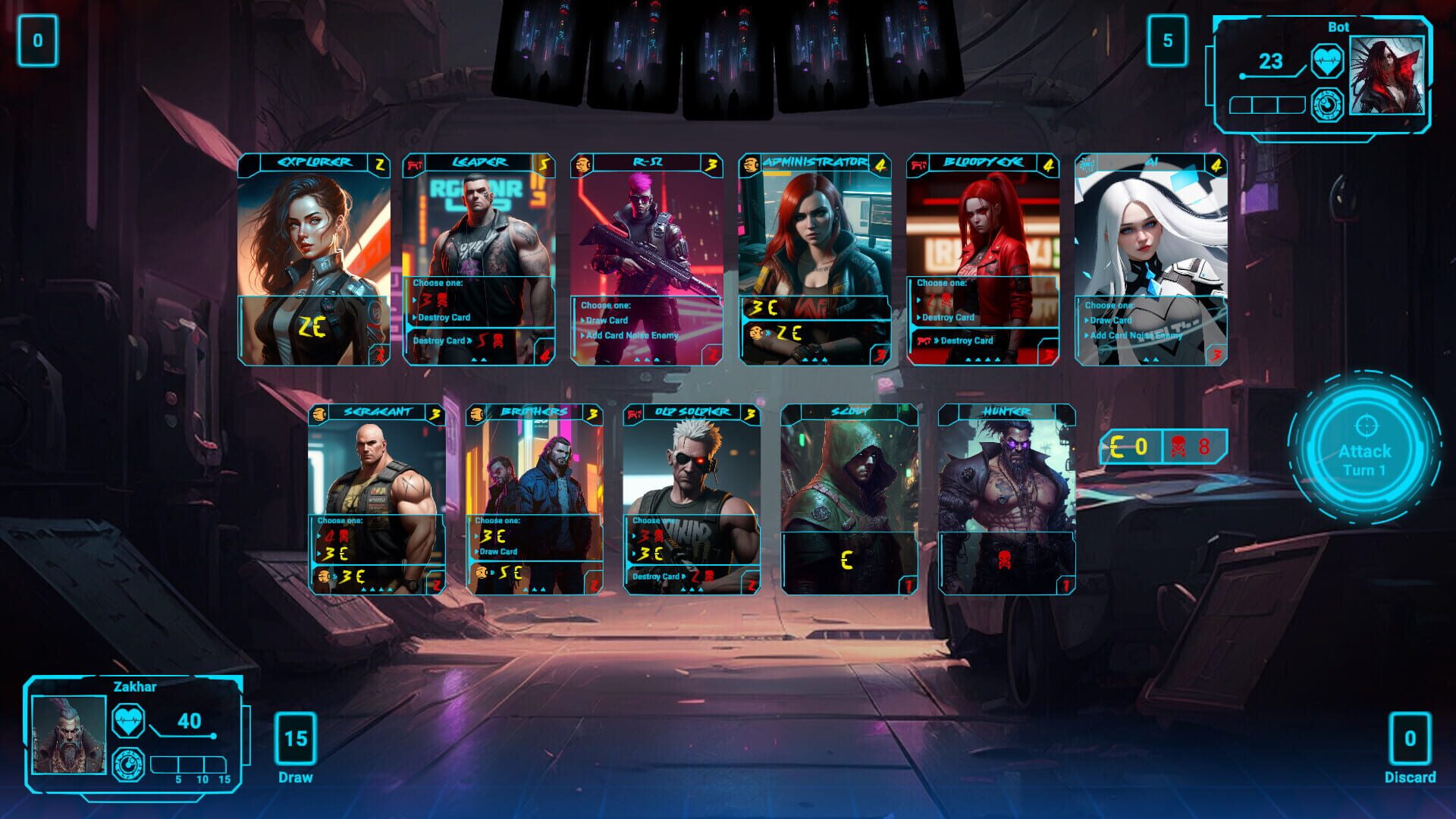 CyberNet Duel - Screenshot