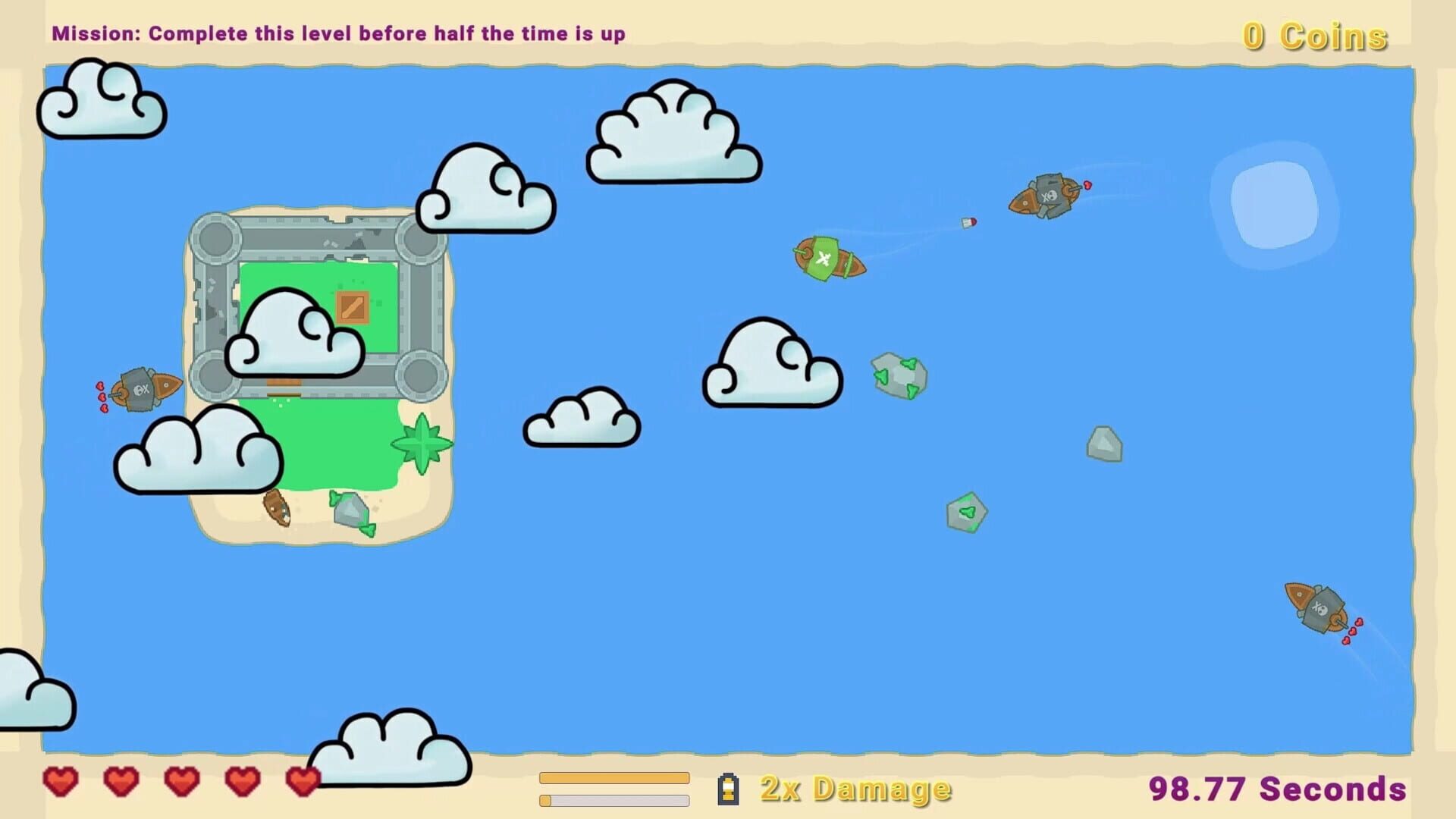 Pirates of Rectangular - Screenshot