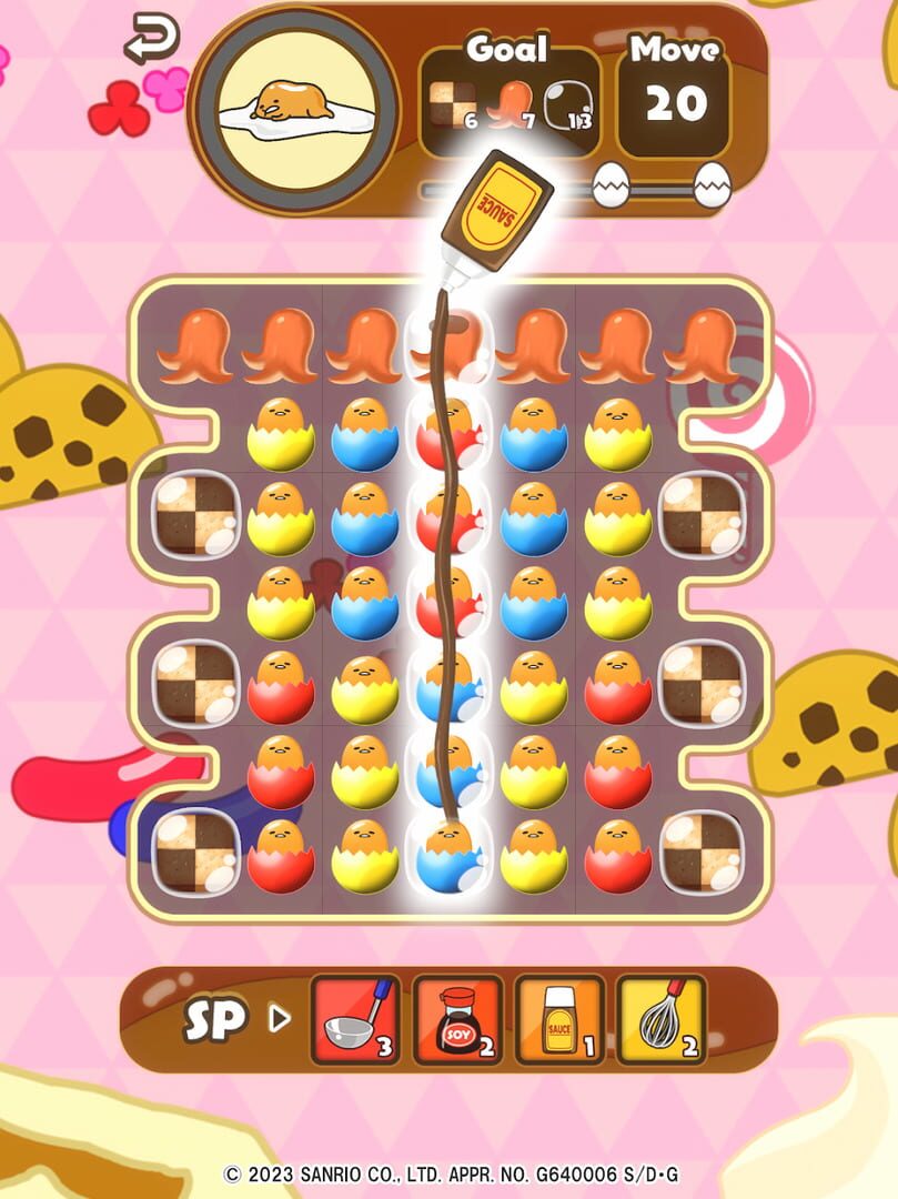 Captura de pantalla - Gudetama Tap! Puzzle