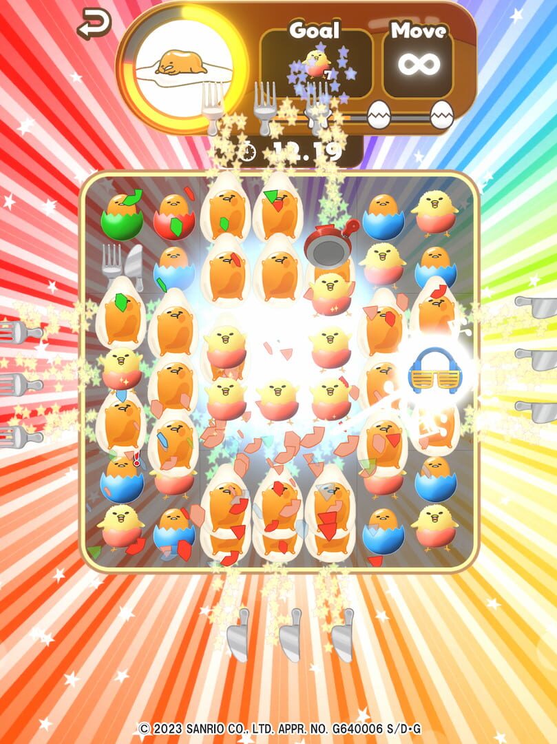 Captura de pantalla - Gudetama Tap! Puzzle