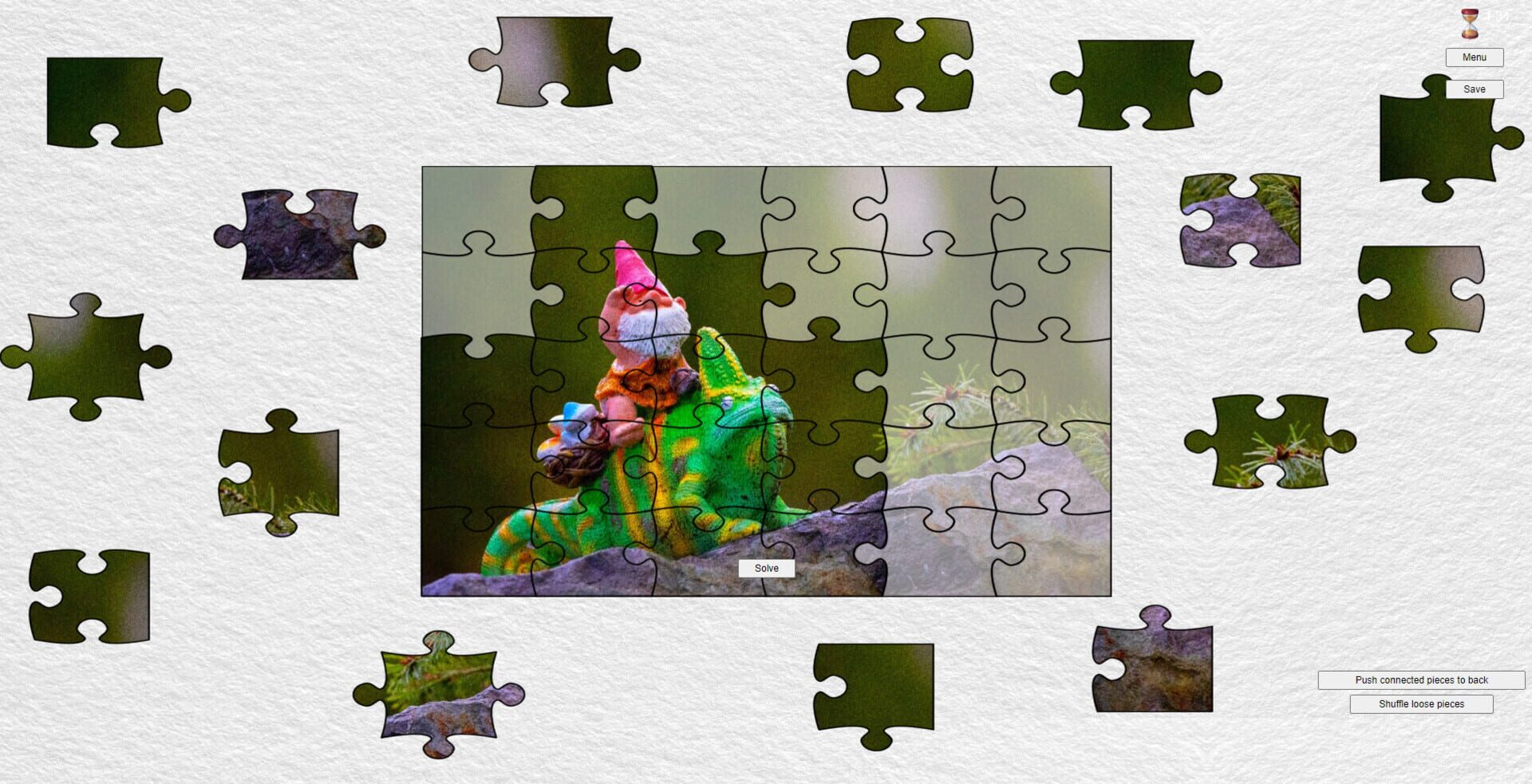 Gnome Enchanted Jigsaw Puzzles: Expansion Pack 4 - Screenshot