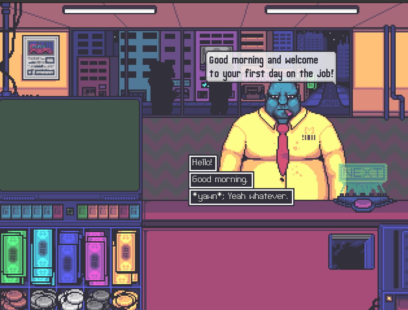 Bankwave: Neon Networth - Screenshot