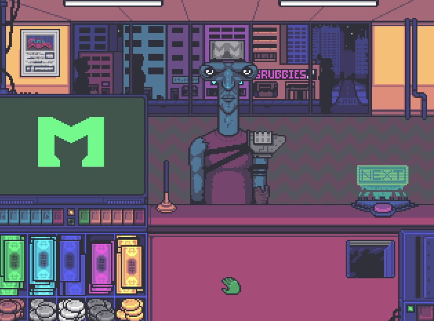 Bankwave: Neon Networth - Screenshot