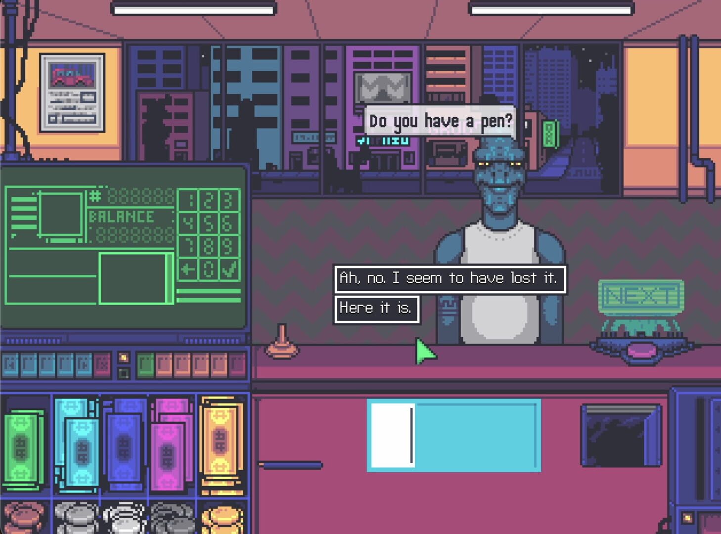 Bankwave: Neon Networth - Screenshot