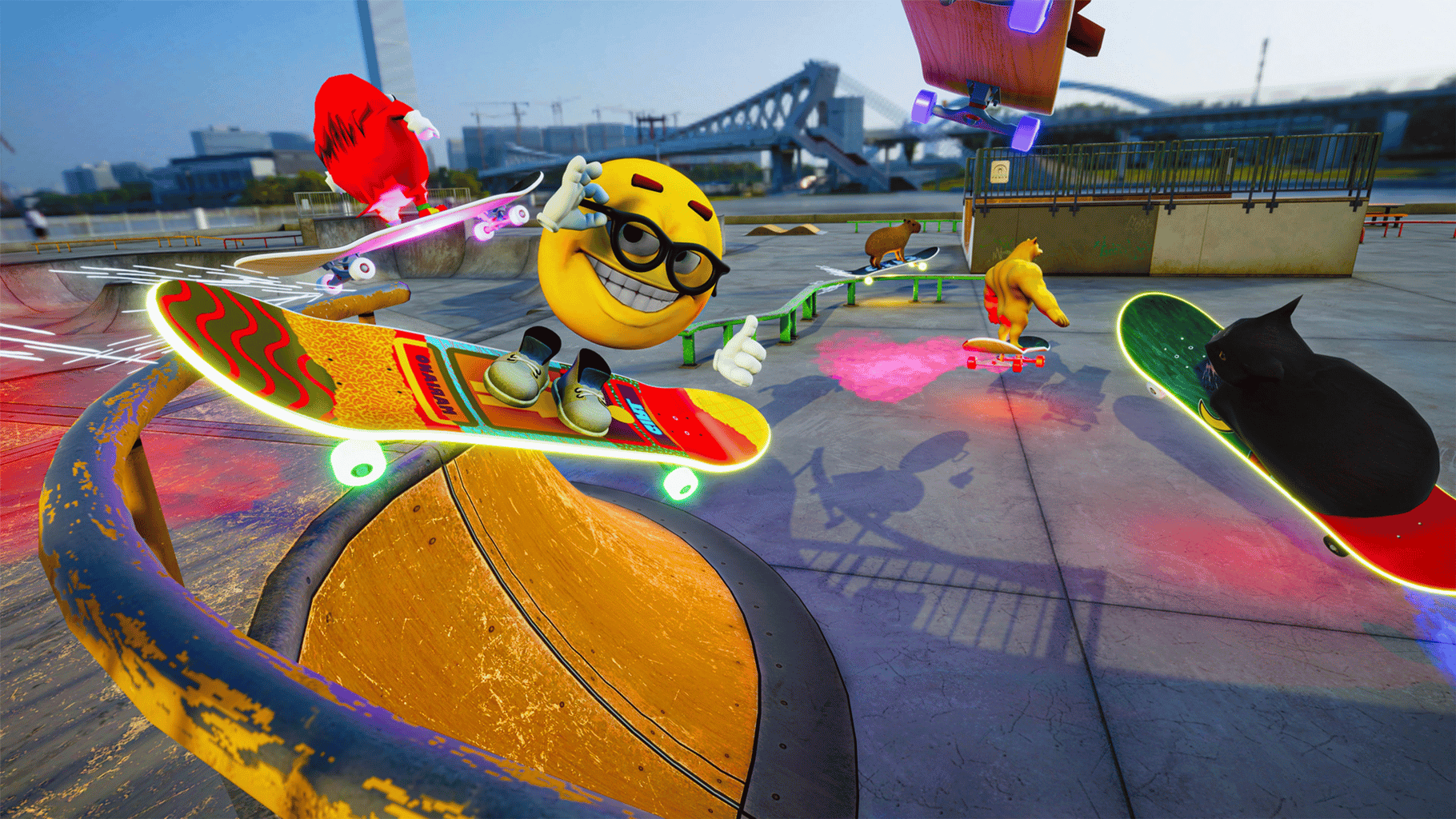 Skateboard Drifting Simulator with Maxwell Cat: The Game (2023)