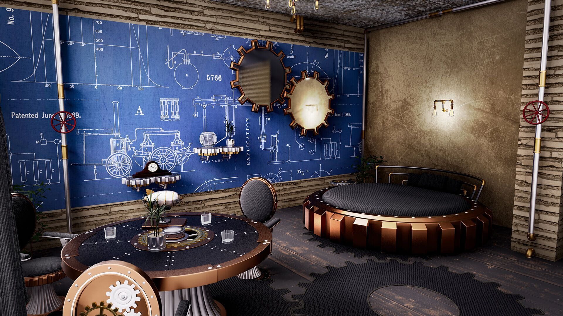Hotel Renovator: Steampunk Furniture Set - Screenshot