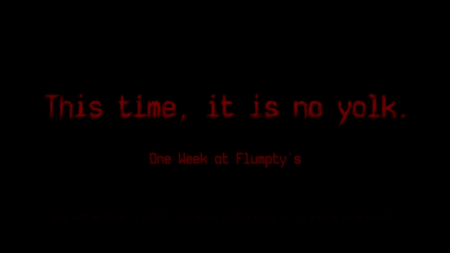 One Week at Flumpty's screenshot