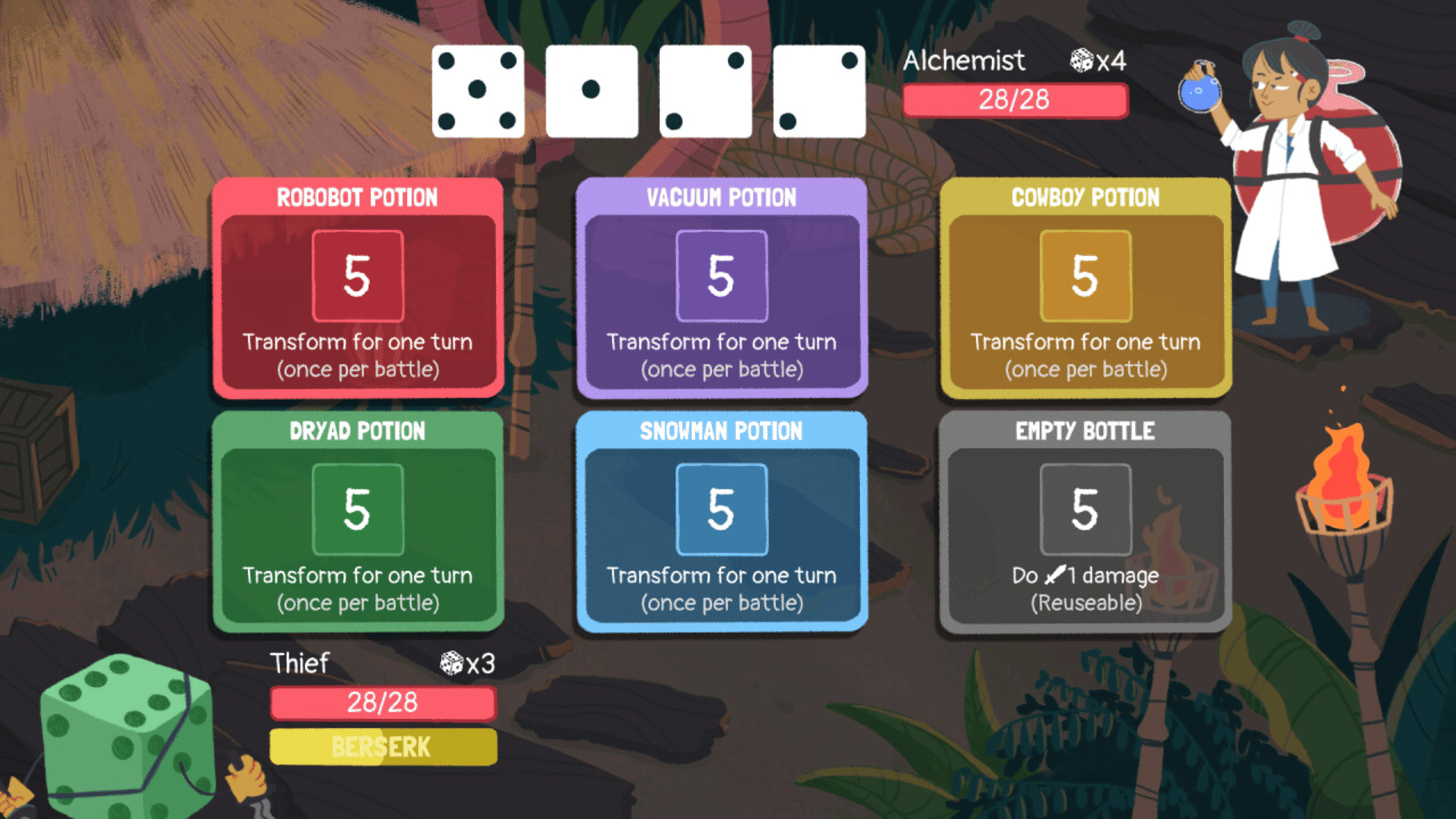 Dicey Dungeons Reunion screenshot