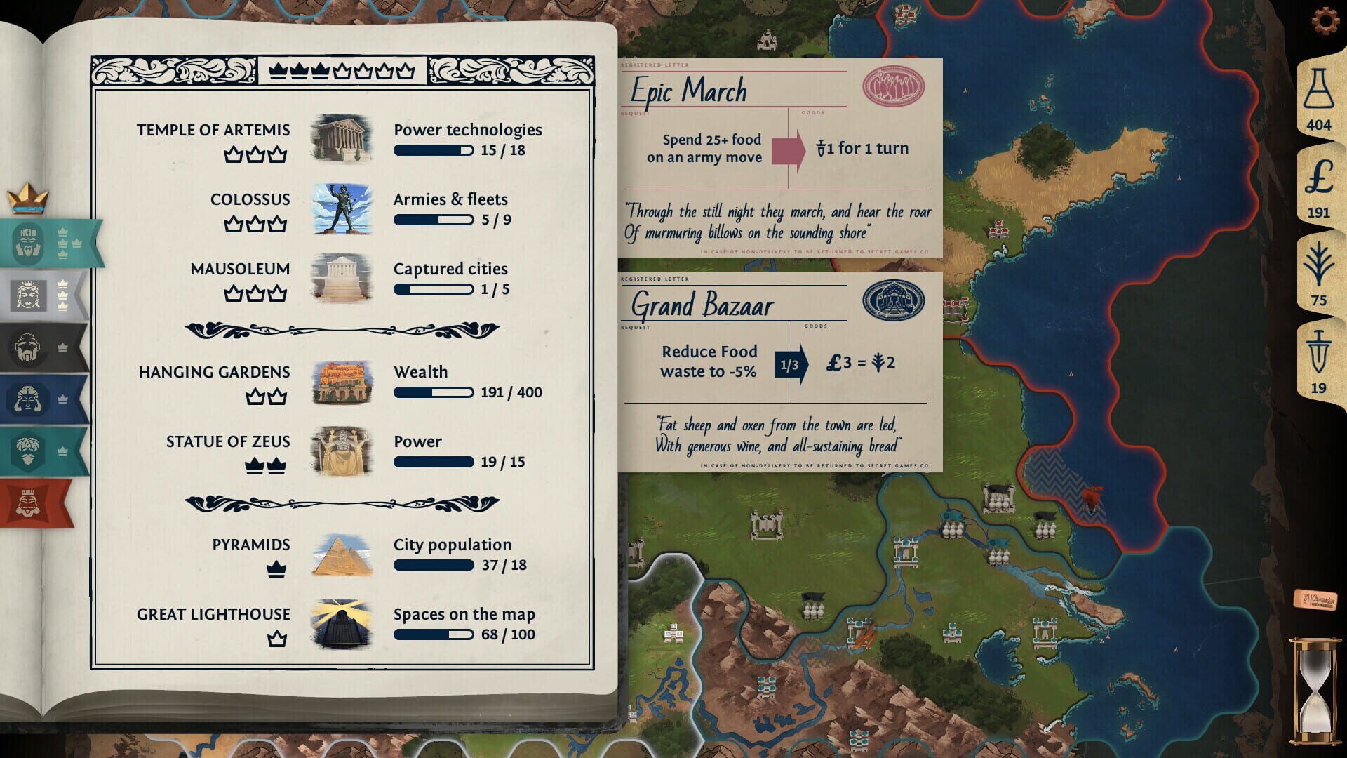 Ozymandias: Deluxe Edition - Screenshot