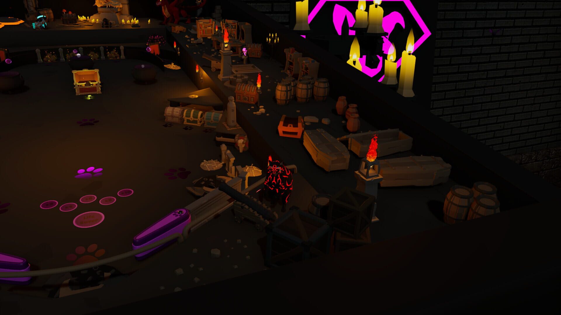 Roxy Raccoon's Pinball Panic: Medieval Mayhem - Screenshot