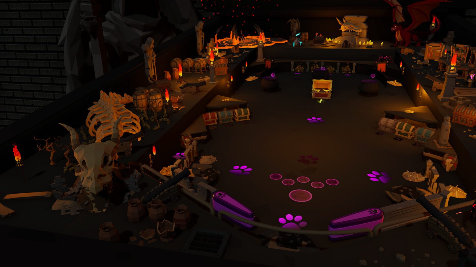 Roxy Raccoon's Pinball Panic: Medieval Mayhem - Screenshot